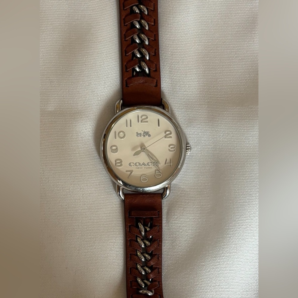 Coach Brown Leather Watch for Women